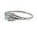 Art Deco Filigree 14k Gold Diamond Engagement Ring - 2