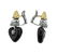 La Nouvelle Bague 18K Gold Diamond Enamel Heart - 3