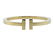 Tiffany & Co T 18K Gold Bangle Bracelet