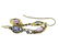 18K Gold Diamond Pink Blue Sapphire Drop Earrings - 3