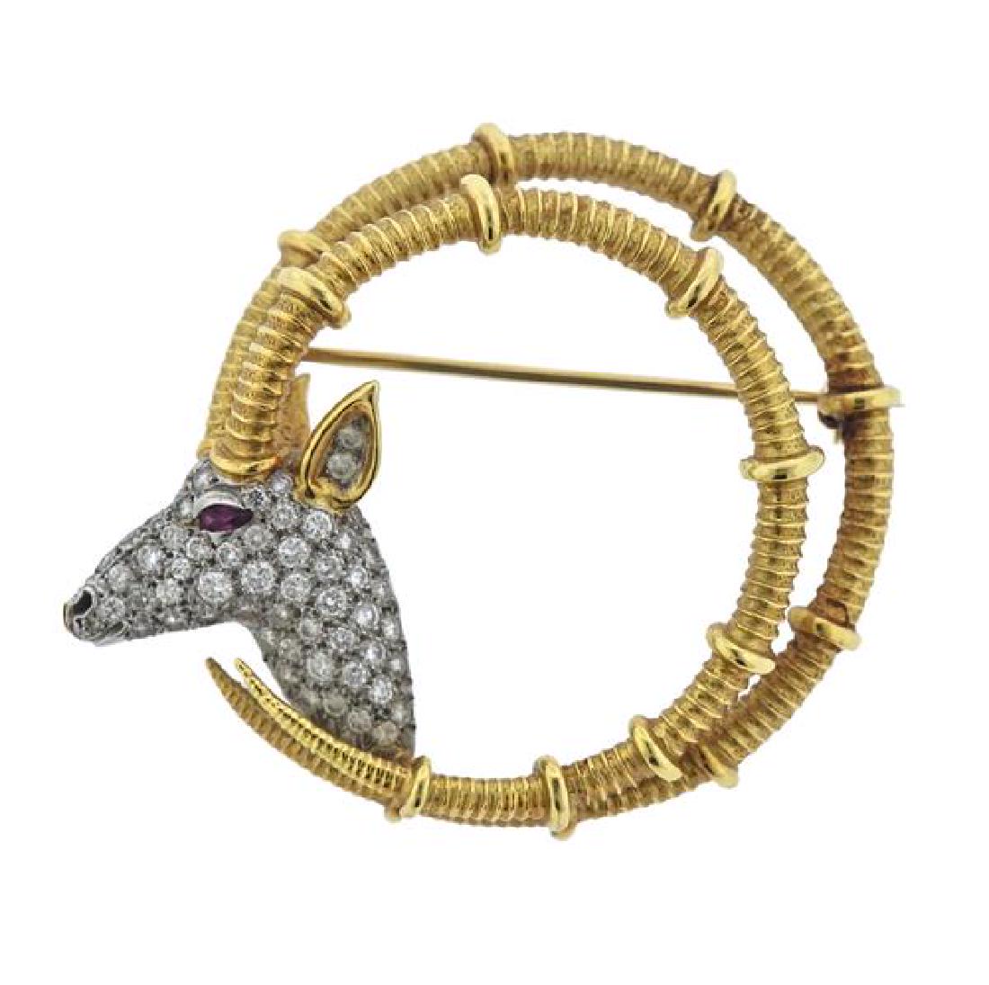 Tiffany & Co Schlumberger Gold Platinum Diamond (1 of 4)