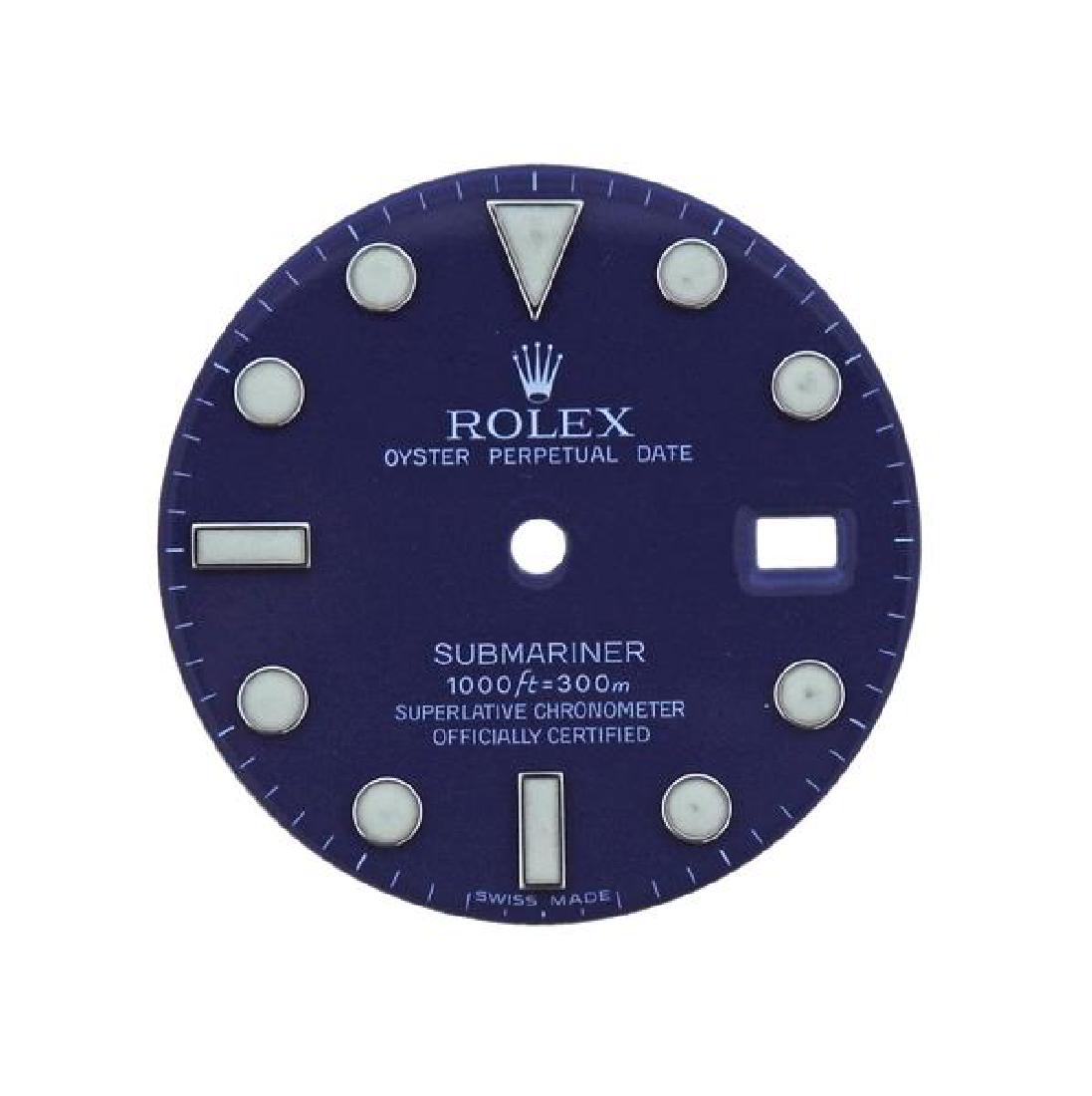 Rolex Oyster Date Submariner Watch Blue Dial (1 of 3)