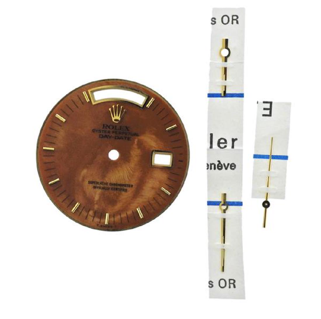 Rolex President Day Date Watch Wood Dial Hands Set (1 of 4)