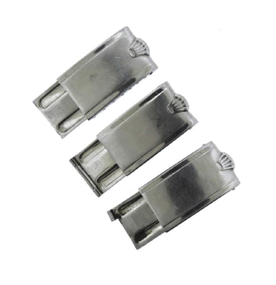 Rolex Watch Stainless Steel Clasp Buckle Lot of 3 (1 of 3)