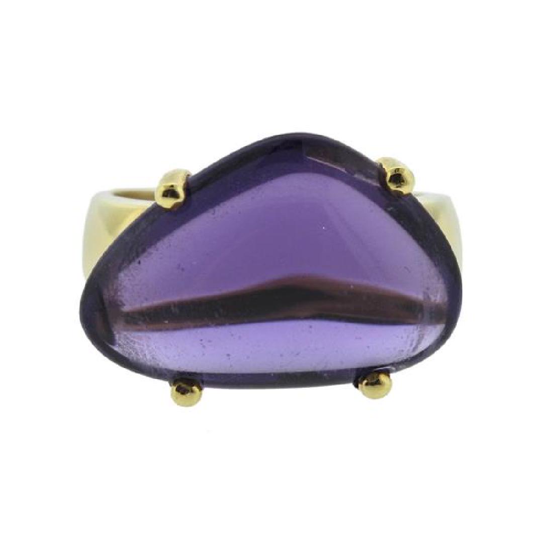 18K Gold Amethyst Ring (1 of 3)