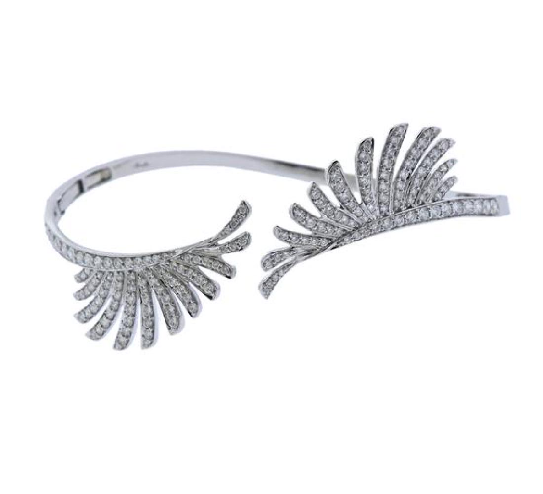 Hueb Apus 18K Gold Diamond Cuff Bracelet (1 of 4)