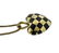 Tiffany & Co 18K Gold Onyx Inlay Heart Pendant on - 3