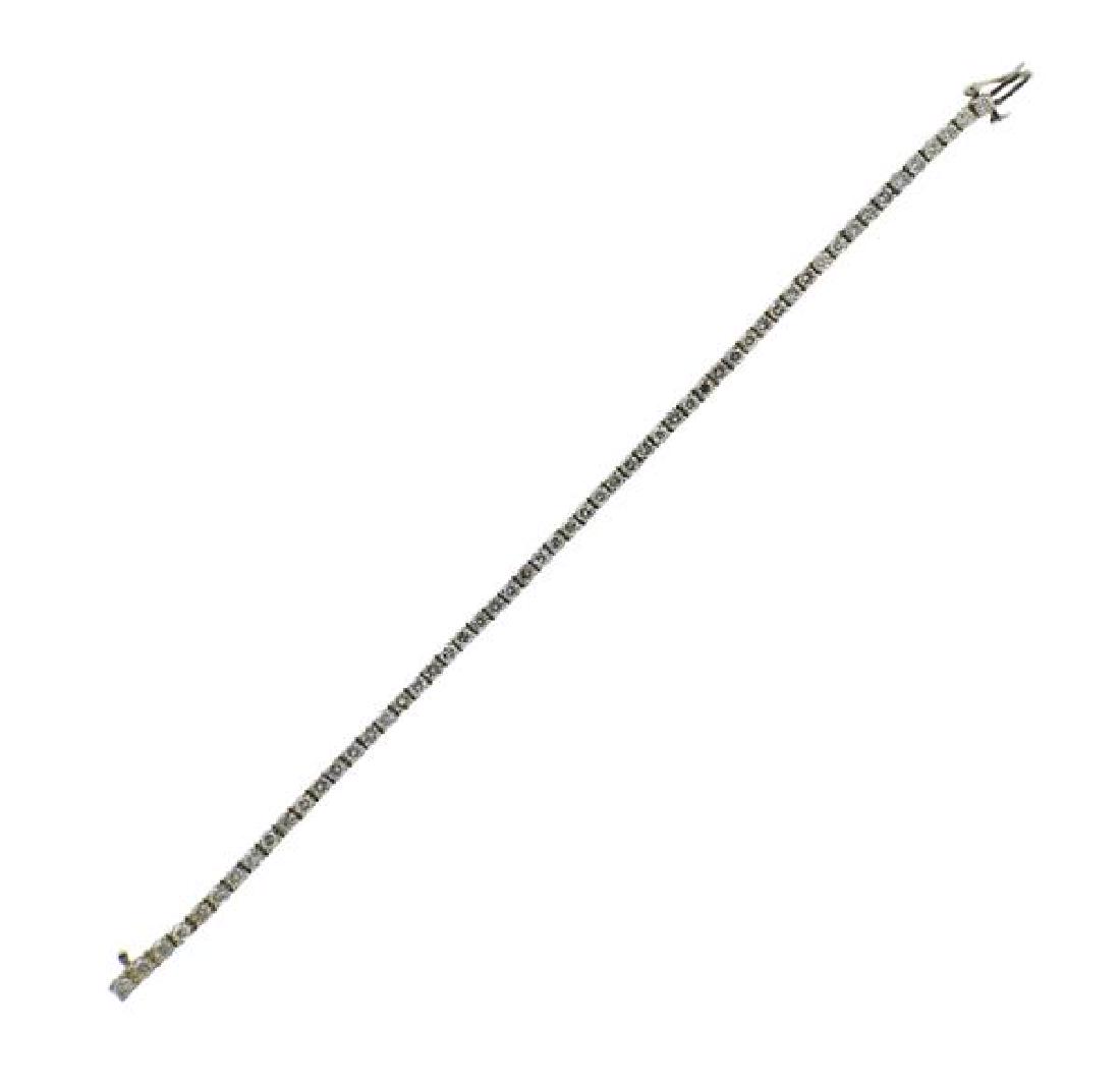 14K Gold Diamond Tennis Bracelet (1 of 4)
