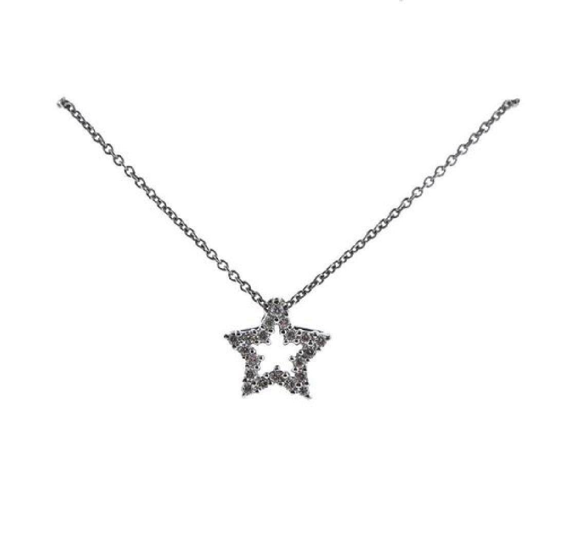 Roberto Coin 18K Gold Diamond Star Pendant Necklace (1 of 3)