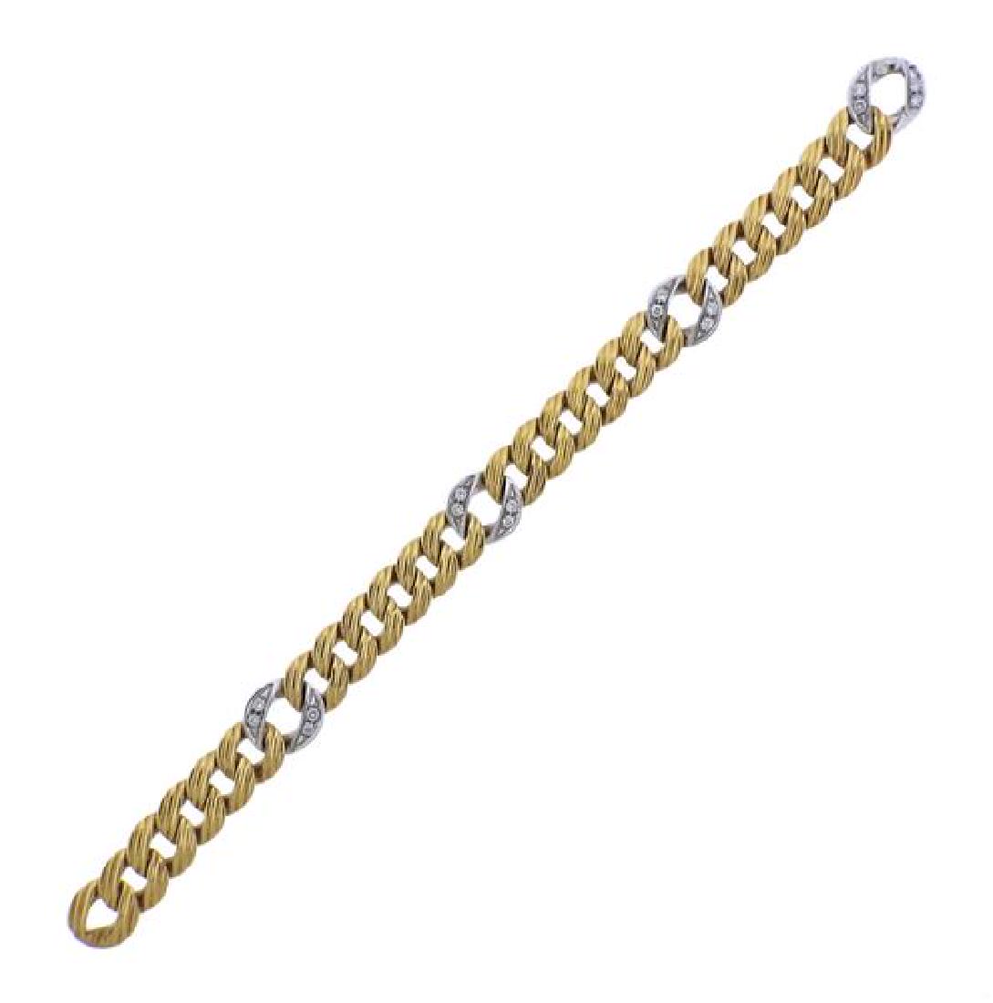 Pomellato 18K Gold Diamond Link Bracelet (1 of 4)