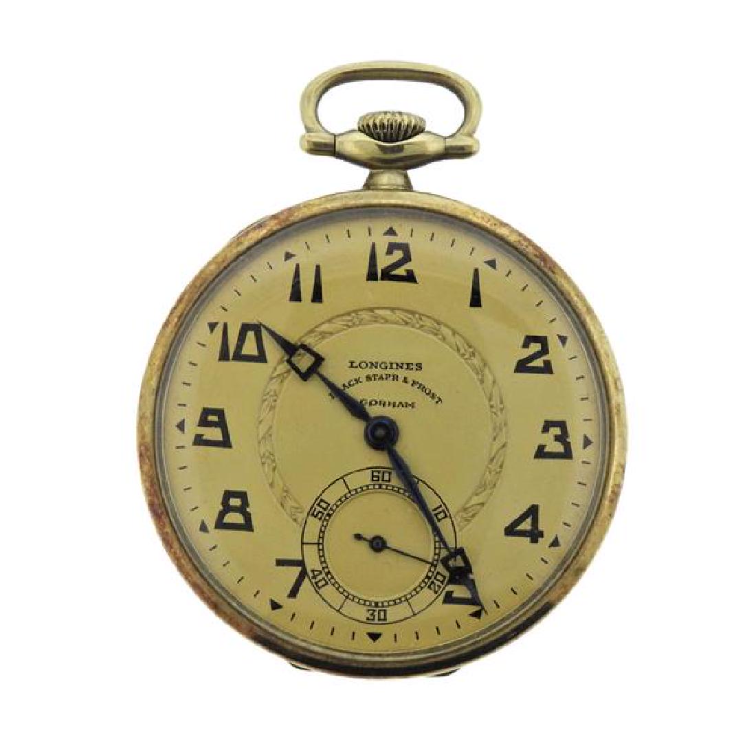 Longines Black Starr & Frost Gorham 14K Gold Pocket (1 of 5)