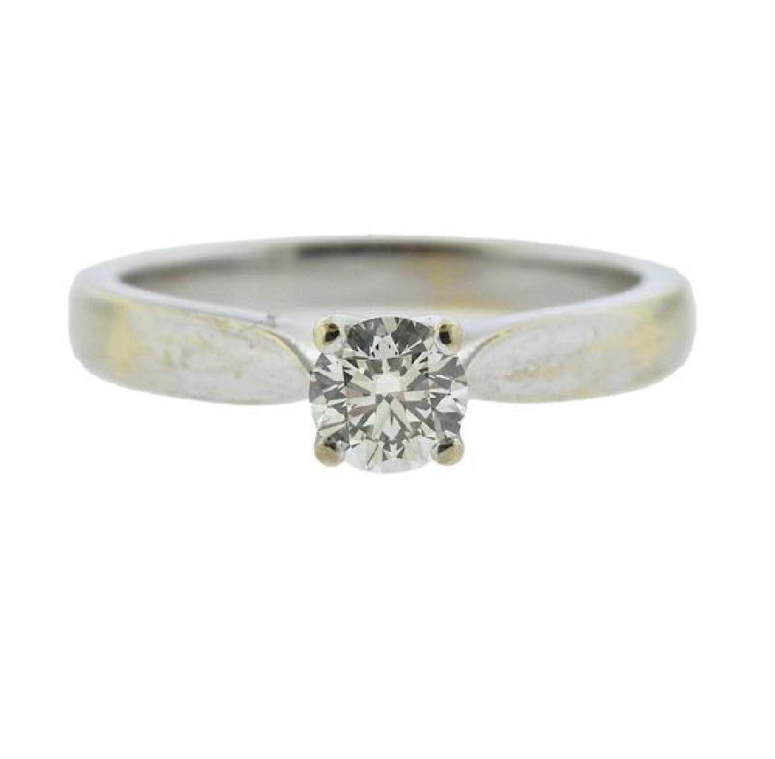 Hearts on Fire 18K Gold Diamond Engagement Ring (1 of 4)
