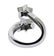 Chanel Comete 18K Gold Diamond Bypass Ring - 3