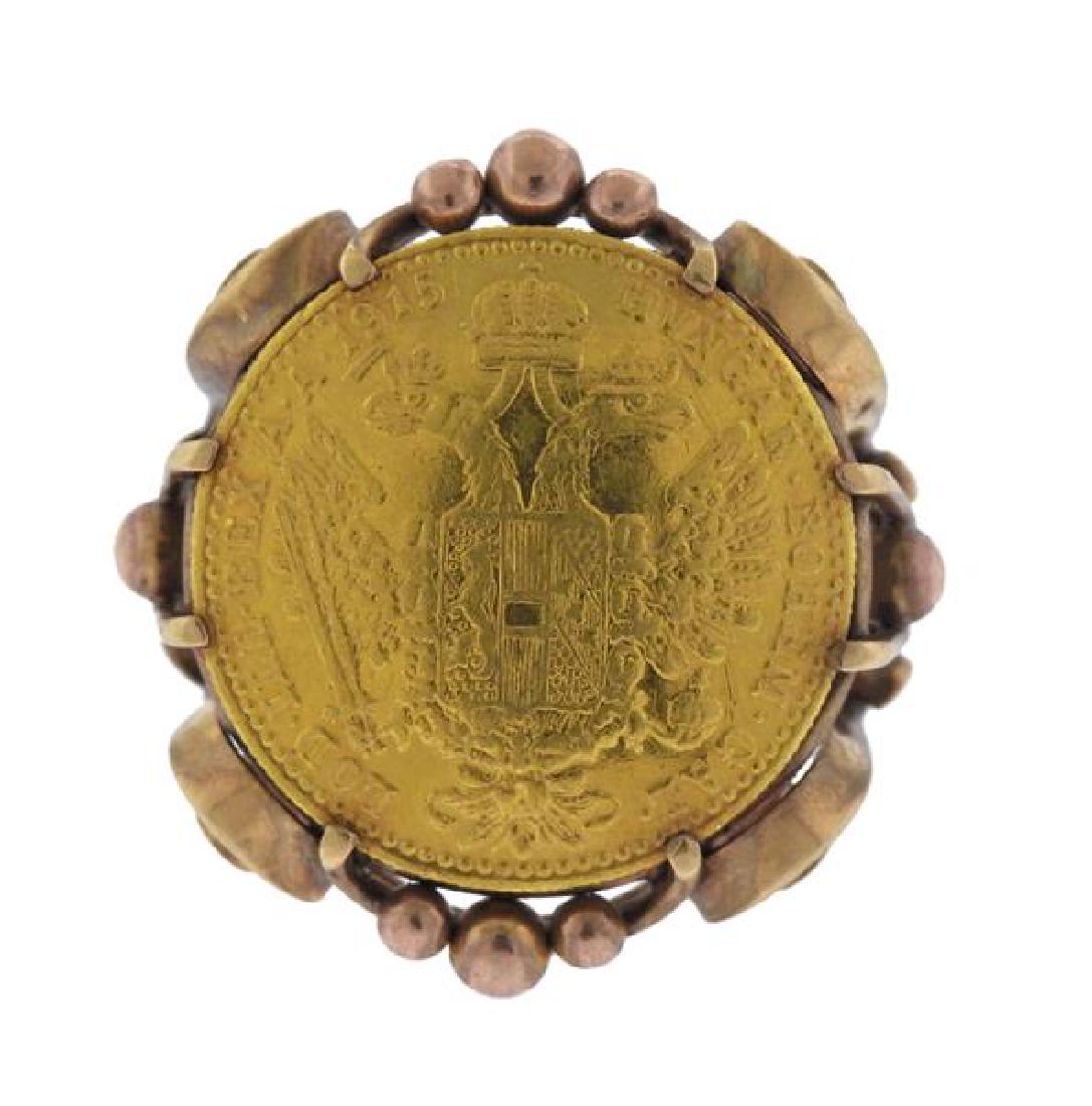 14k Gold Coin Ring (1 of 4)