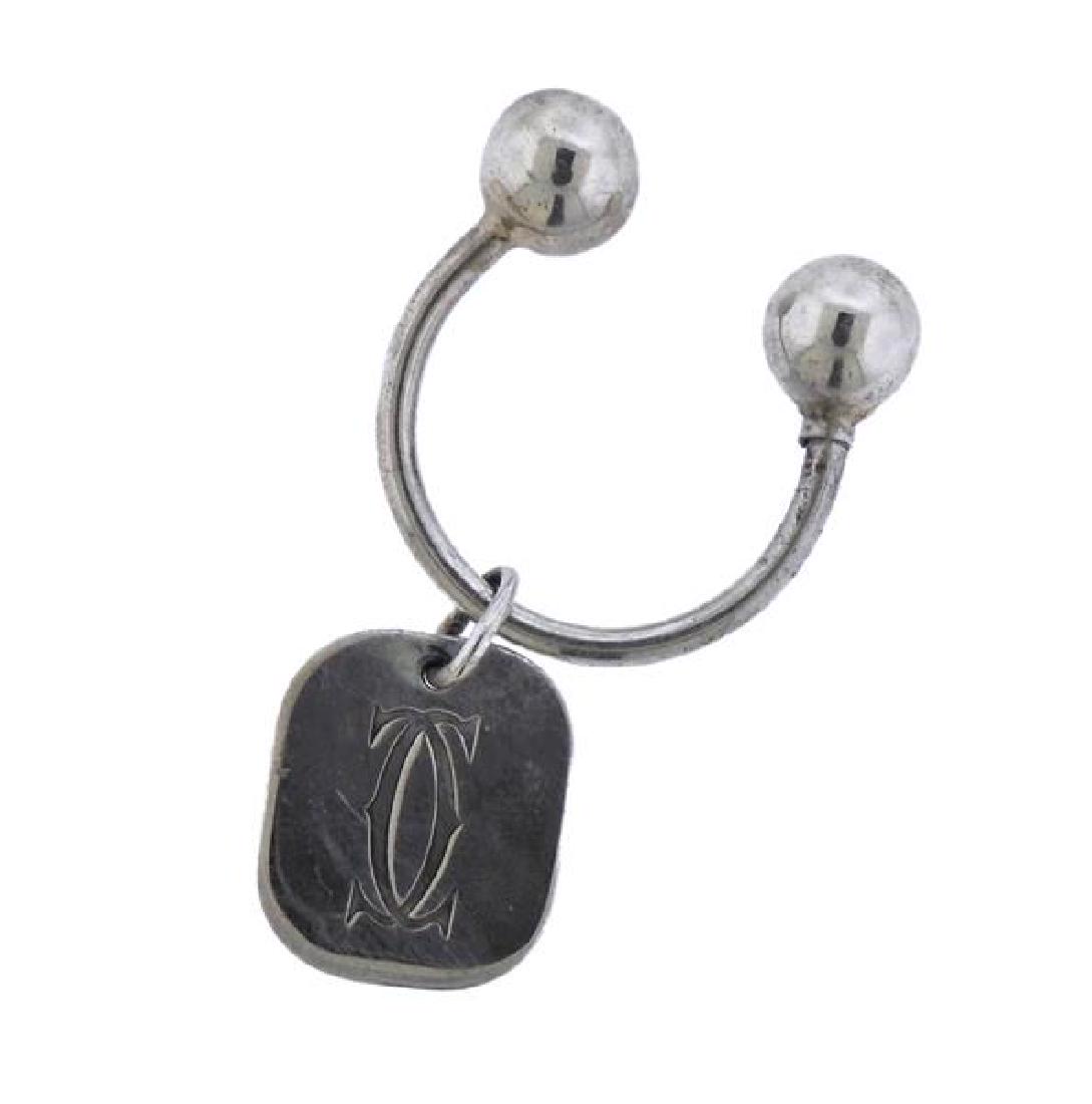 Cartier Sterling Silver Key Ring Charm (1 of 3)