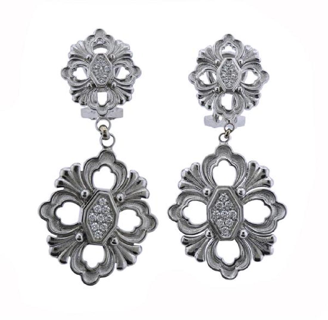 Buccellati Opera 18k Gold Diamond Drop Earring (1 of 6)