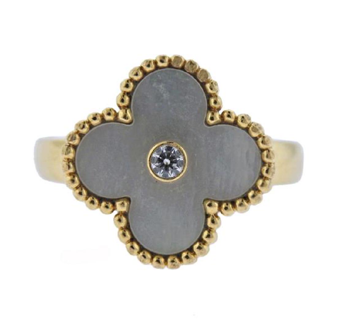 Van Cleef & Arpels Alhambra 18K Gold Diamond MOP (1 of 3)