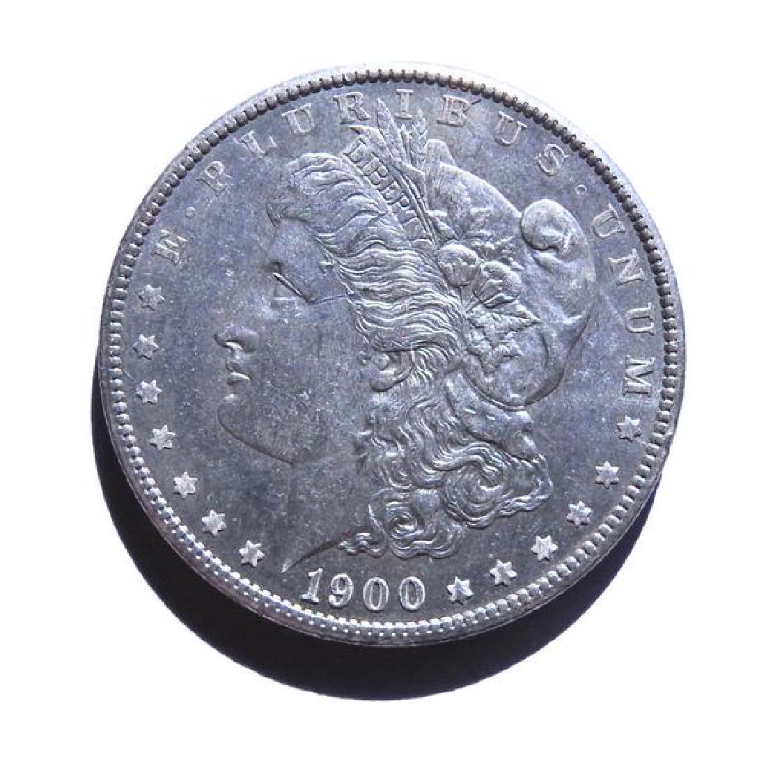 1900 Silver Morgan Dollar US Coin (1 of 2)