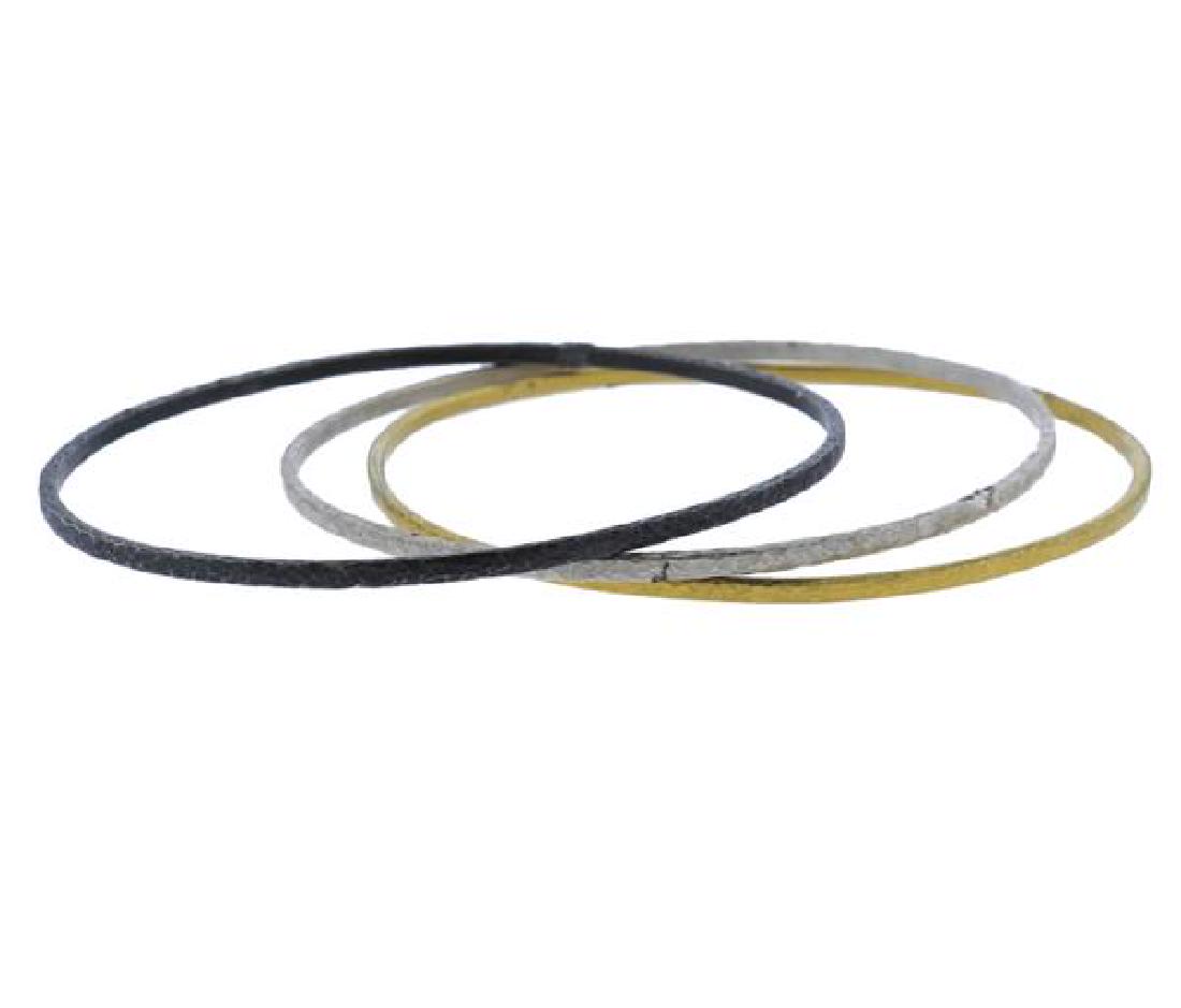 Gurhan Midnight 24K Gold Sterling Bangle Bracelet Set (1 of 4)