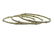 Judith Ripka 18K Gold Diamond Bangle Bracelet Set - 2