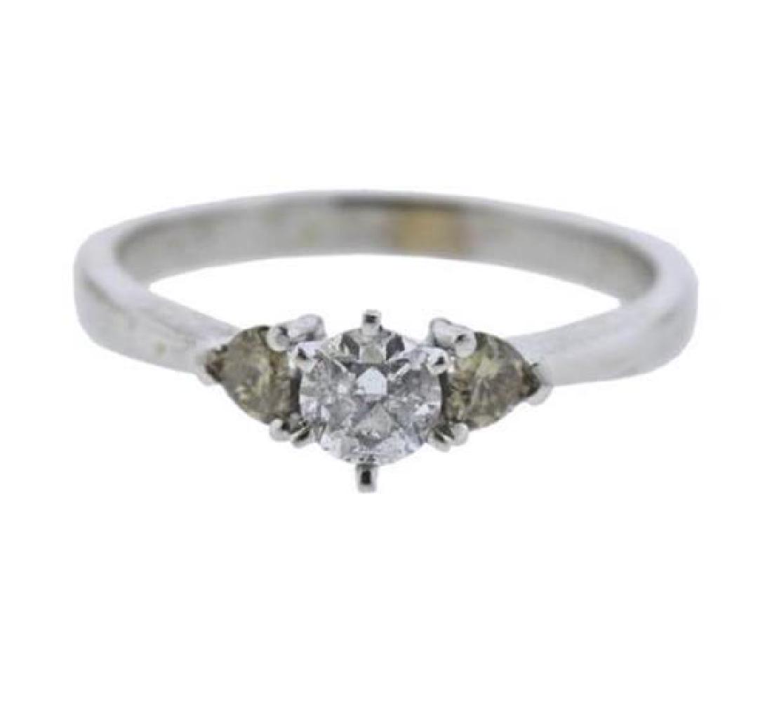18K Gold Diamond Engagement Ring (1 of 3)