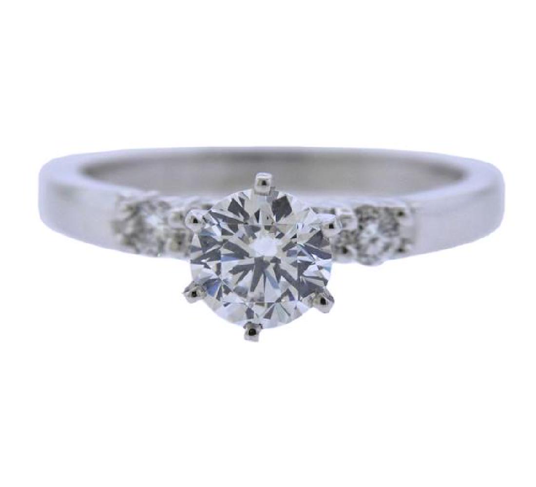 18K Gold Diamond Engagement Ring Mounting (1 of 3)