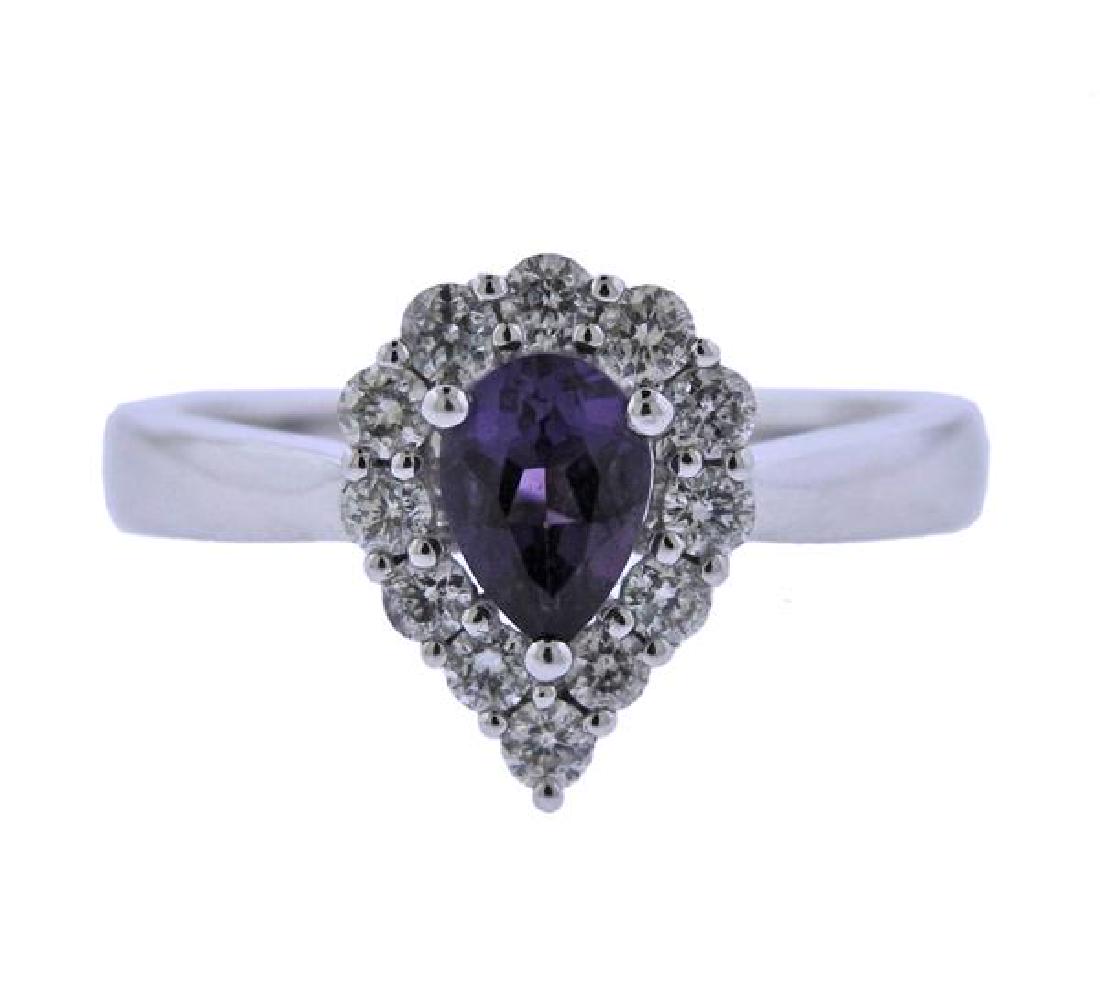 14K Gold Diamond Amethyst Ring (1 of 3)