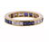 18K Gold Diamond Sapphire Eternity Band Ring