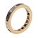 18K Gold Diamond Sapphire Eternity Band Ring - 3