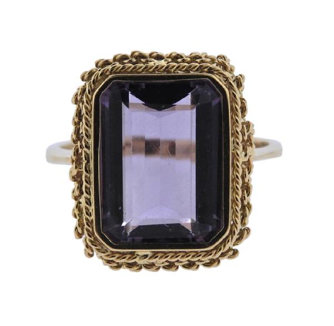 14K Gold Amethyst Ring (1 of 4)