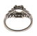 Art Deco 14k Gold Diamond Engagement Ring Setting - 3