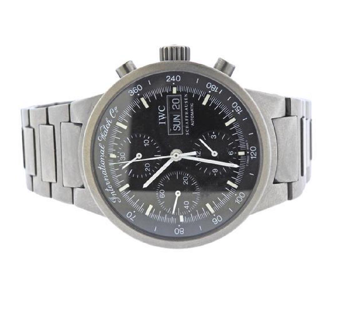 IWC Titanium Day Date Chronograph Automatic Watch 3707 (1 of 4)