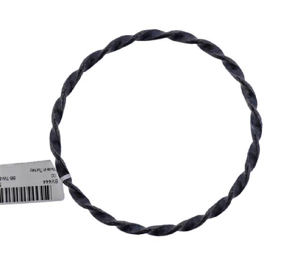 Gurhan Midnight Sterling Twisted Bangle Bracelet (1 of 3)