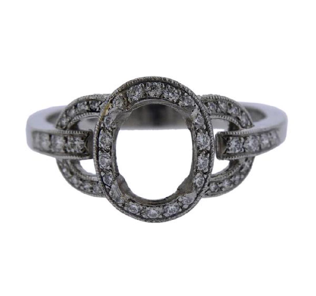 18K Gold Diamond Ring Mounting (1 of 3)