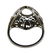 Art Deco Filigree 18K Gold Blue Stone Ring Mounting - 3