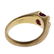 Certified 1.51ct Burma Ruby 18k Gold Ring - 4