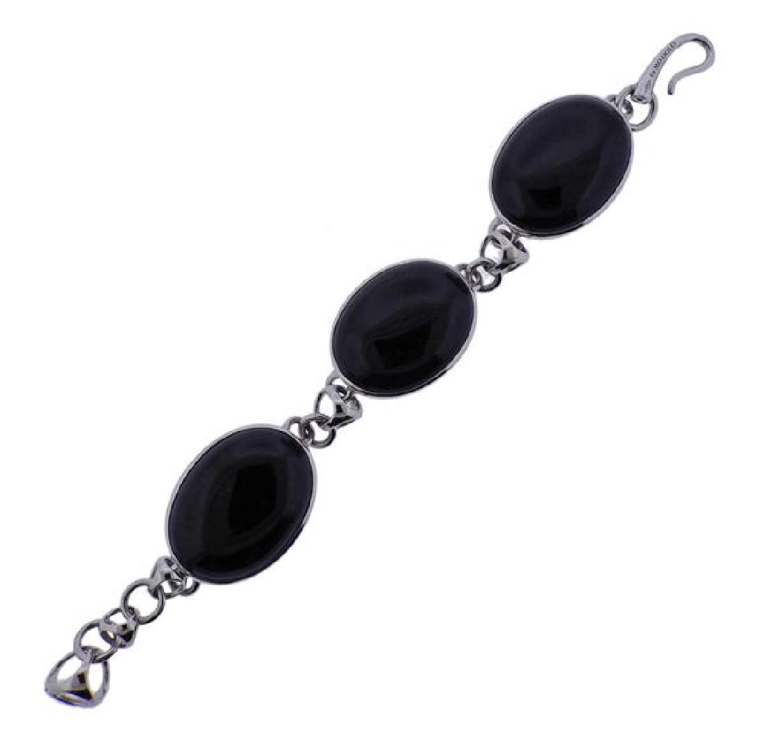 Di Modolo Sahara Sterling Black Agate Bracelet (1 of 4)