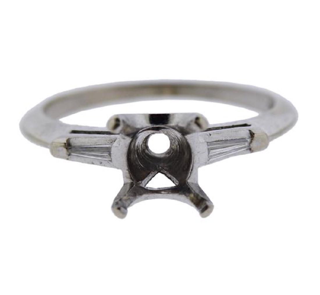 14k Gold Diamond Engagement Ring Setting (1 of 3)