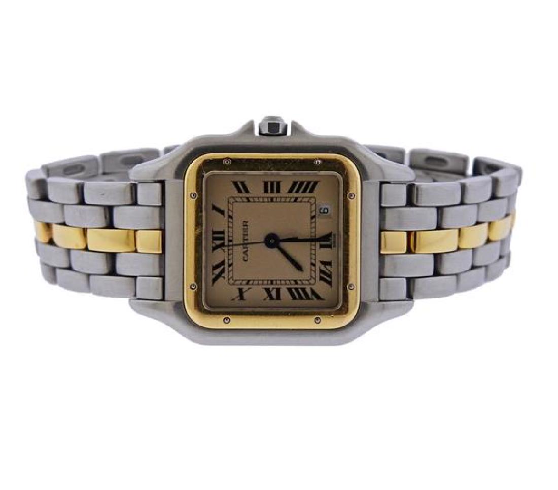 Cartier Panthere 18k Gold Steel Quartz Watch (1 of 4)