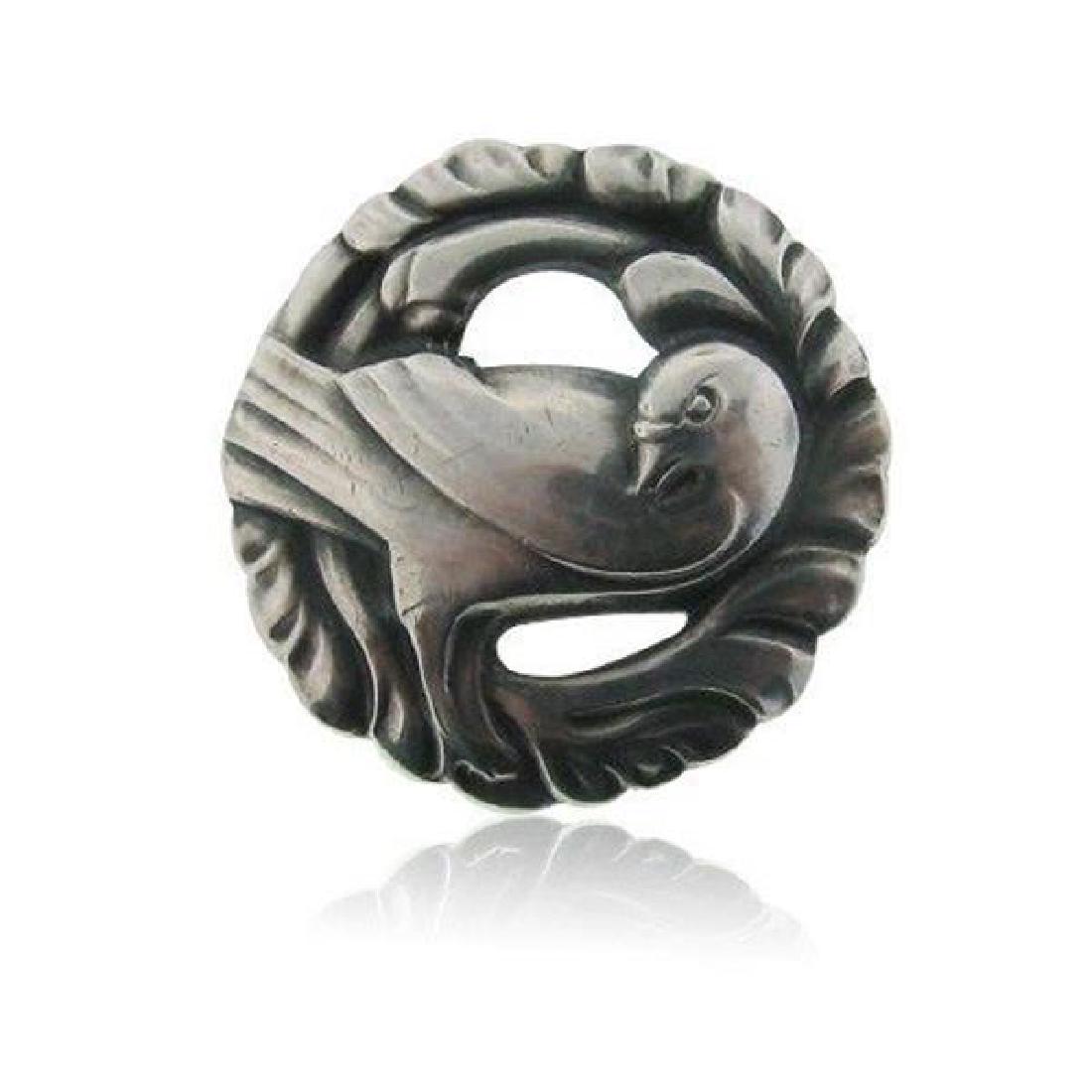 Georg Jensen Sterling Silver Brooch Pin No. 191 (1 of 3)