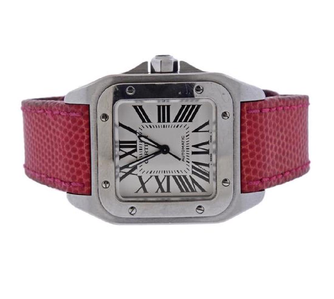 Cartier Santos 100 Stainless Steel Automatic Watch (1 of 4)