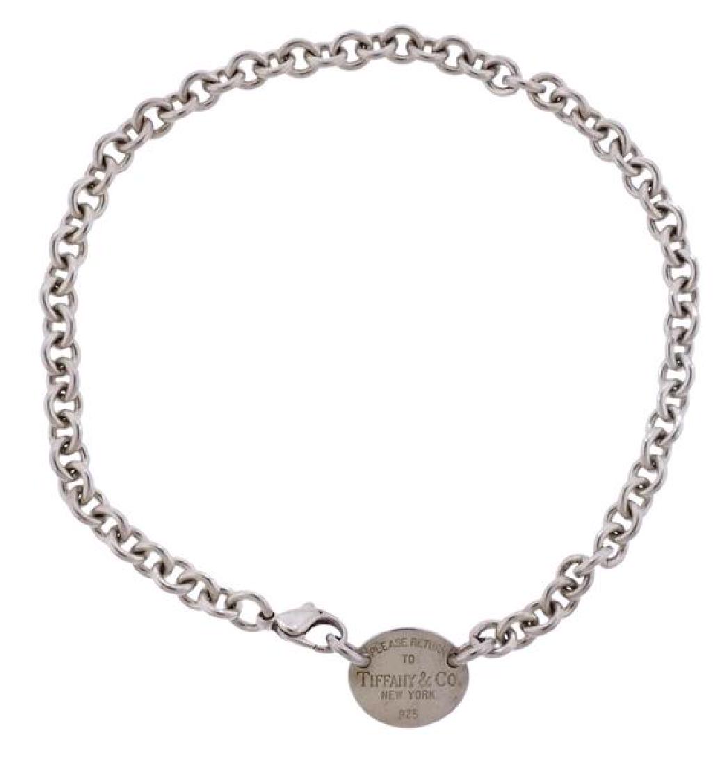 Tiffany & Co Return To Sterling Silver Necklace (1 of 3)