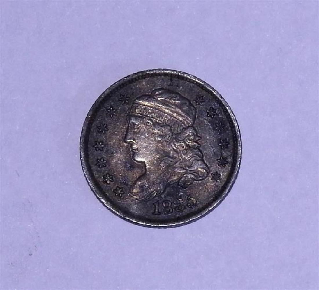 1835 Capped Bust Half Dollar 50 Cents Silver US Coin (1 of 2)