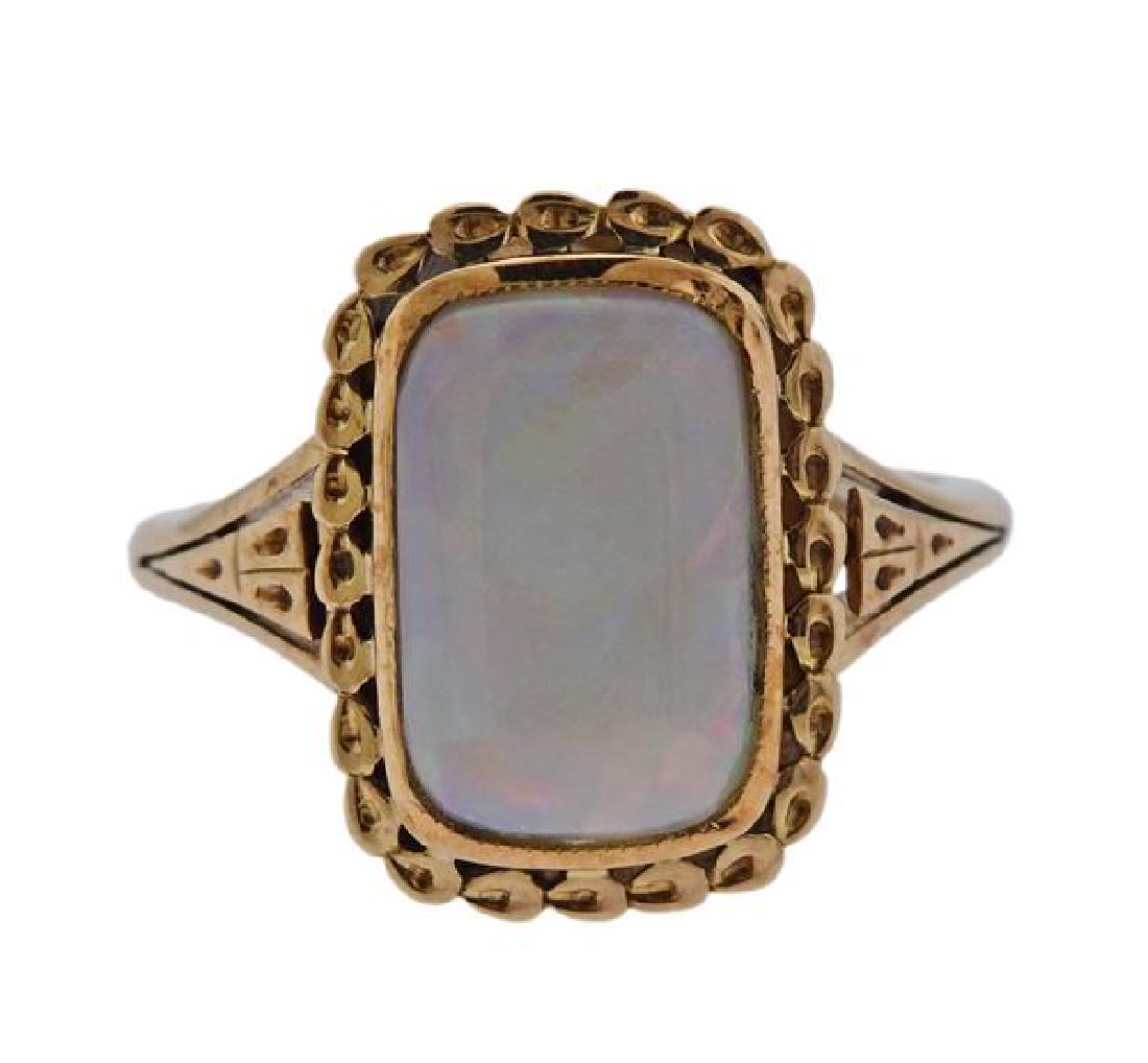 Antique 14k Gold Opal Ring (1 of 3)
