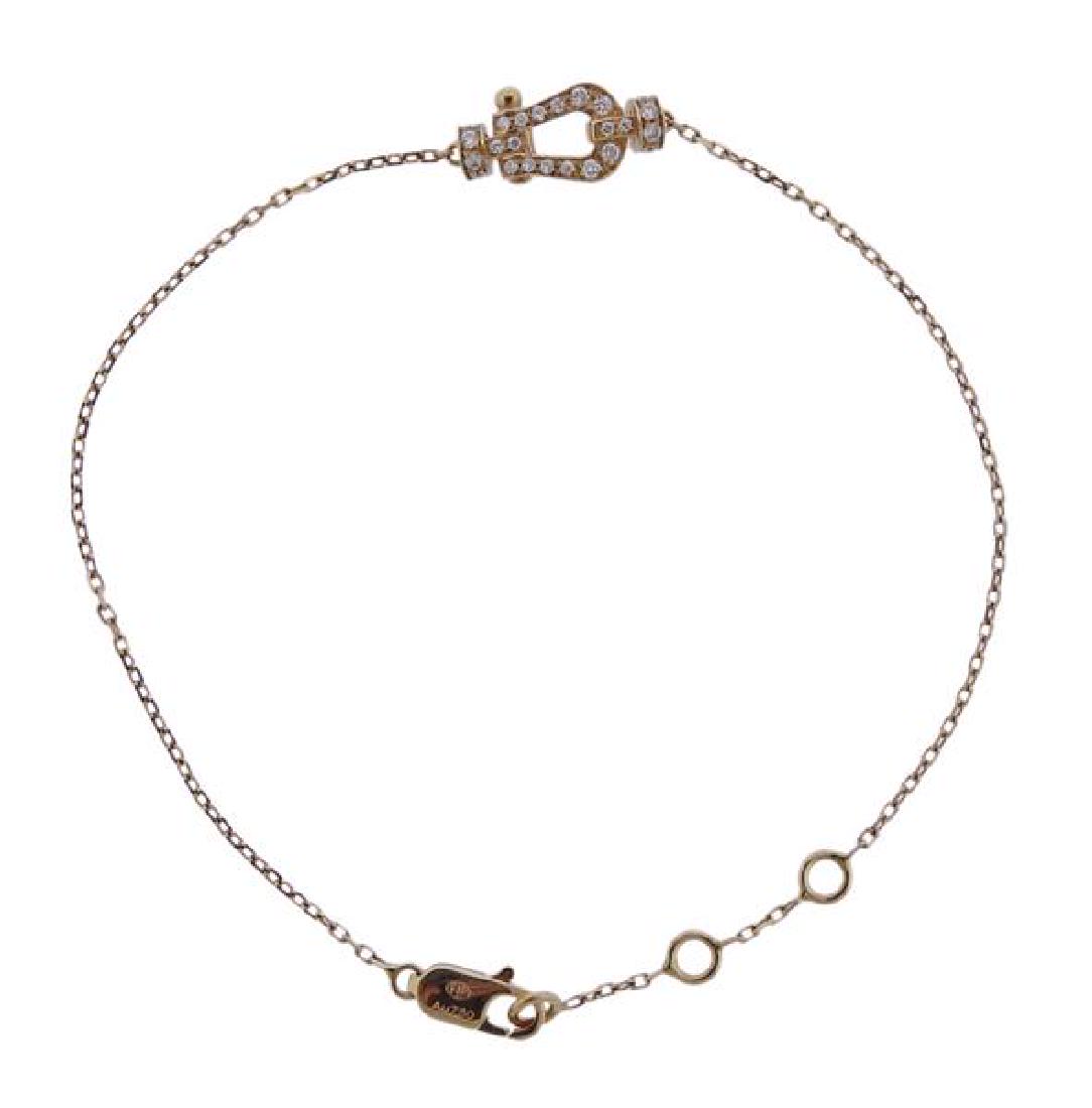 Fred Paris 18K Gold Diamond Bracelet (1 of 4)
