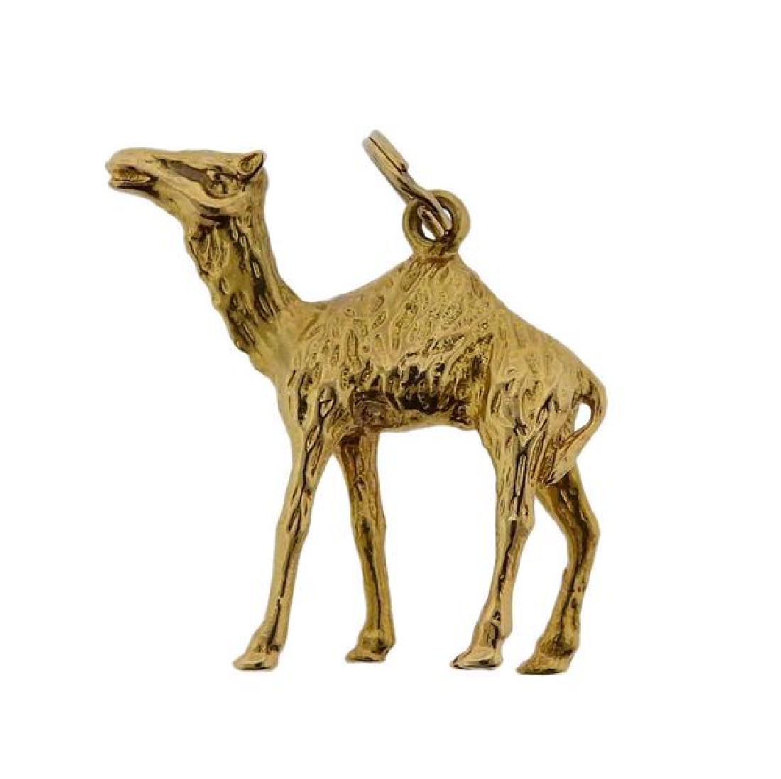 18K Gold Camel Charm Pendant (1 of 3)