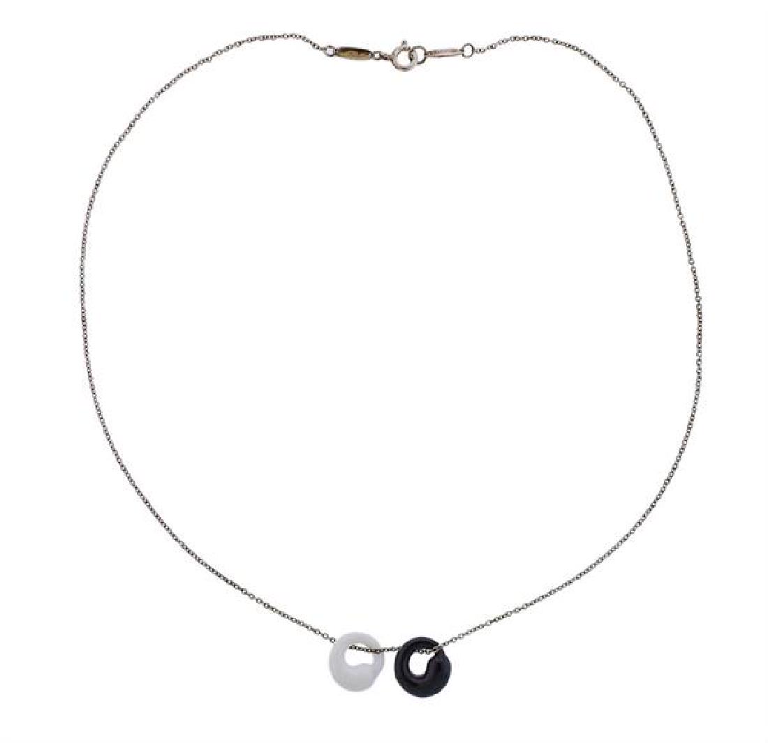 Tiffany & Co Elsa Peretti Sterling Pendant Necklace (1 of 4)