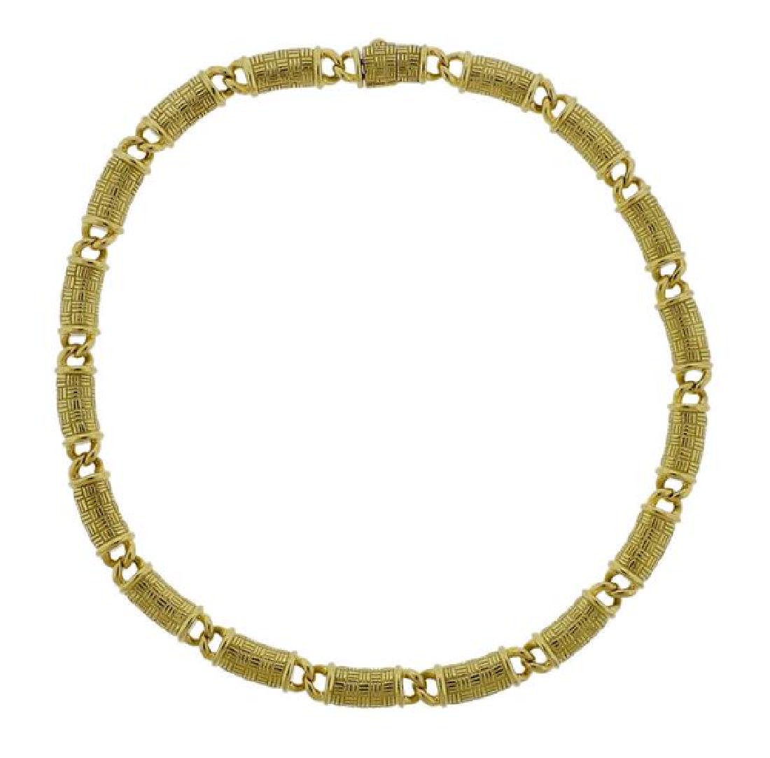 18k Gold Link Necklace (1 of 4)