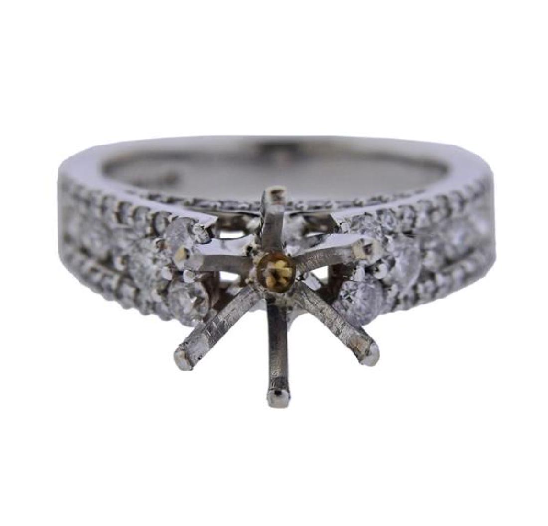 14k Gold Diamond Engagement Ring Setting (1 of 3)