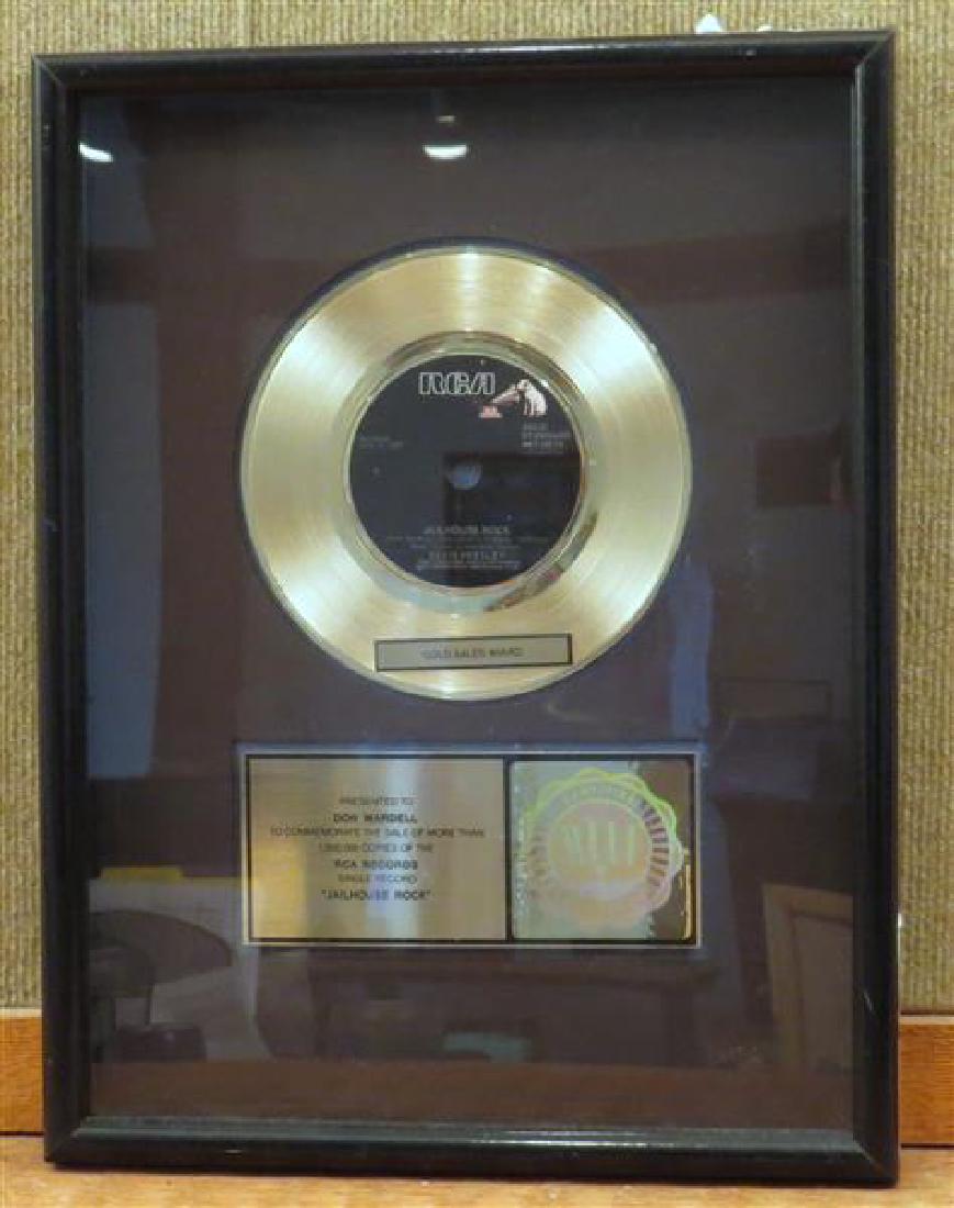 John Cougar Platinum Disc and Cassette Award (1 of 2)